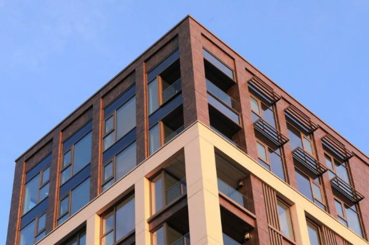 Tall building with blue sky 